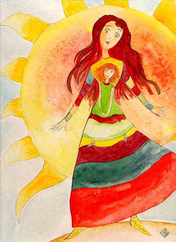 illustration de l'enfant intérieur